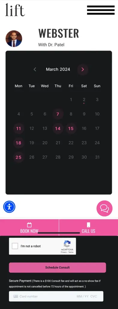 Schedule Appointment Payment